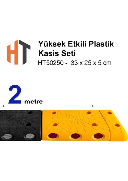 Yüksek Etkili Plastik Kasis Seti 33X25X5 cm 2 Metre