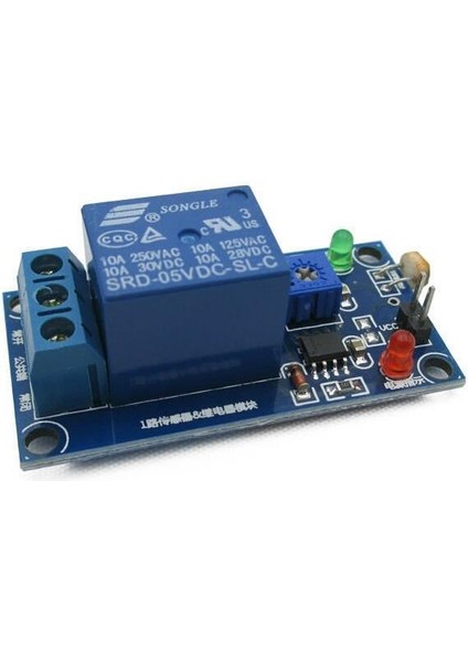 12V 1 Kanal Ldr Işık Sensörü Kontrollü Röle Kartı