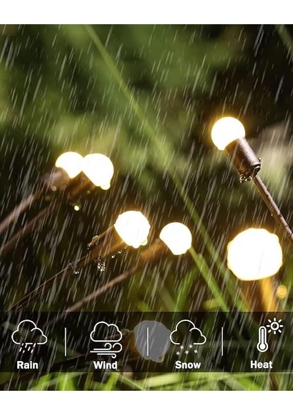 Ateşböceği Işıkları Güneş Enerjili Dış Mekan, Güneş Enerjili Ateşböceği Işıkları, 6pack Ateş Sineği Solar Bahçe Işıkları, Su Geçirmez Sallanan LED Güneş Dekoratif Işıklar Bahçe Çim Için Çubuk fırsatları