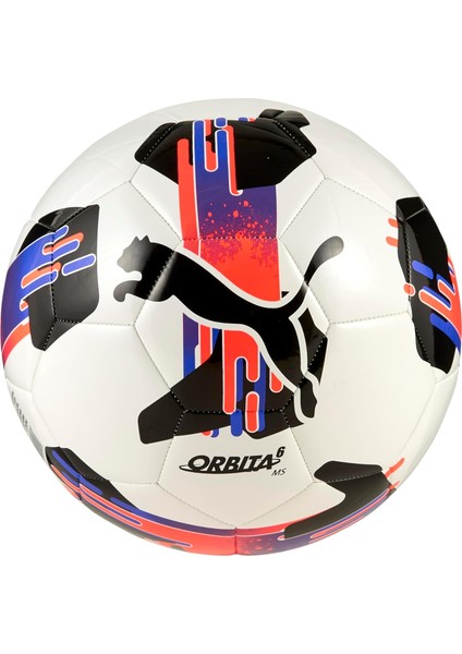 Orbita 6 Ms Top Puma White-Glowing Red-Purple Glimmer Futbol Topu