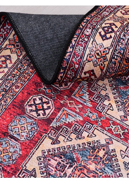 Otantik 1039 Vintage Baskı Halı Silinebilir Yıkanabilir Salon Antre Mutfak Halı Yolluk fiyatları