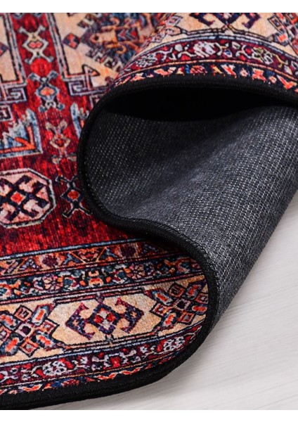 Otantik 1039 Vintage Baskı Halı Silinebilir Yıkanabilir Salon Antre Mutfak Halı Yolluk fırsatları