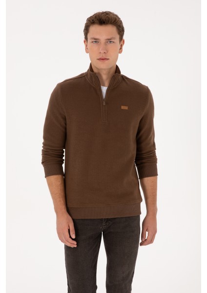 Erkek Kahverengi Sweatshirt 50313802-VR029