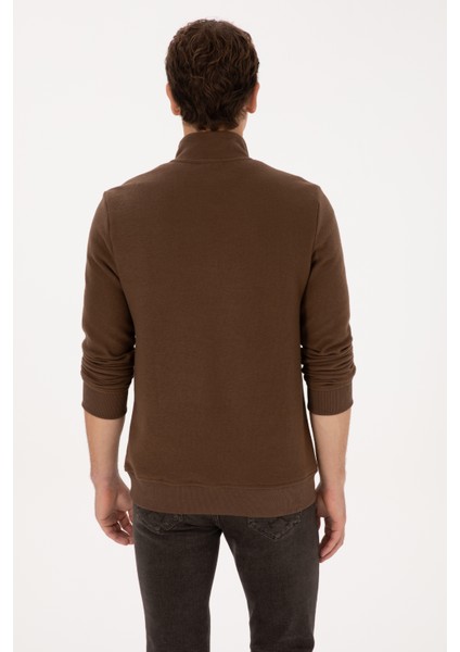 Erkek Kahverengi Sweatshirt 50313802-VR029 indirimleri