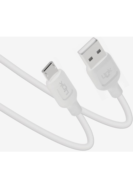 Mikro USB Veri/şarj Kablosu, 1 M, 2,4 A,strong Linktech Beyaz K448