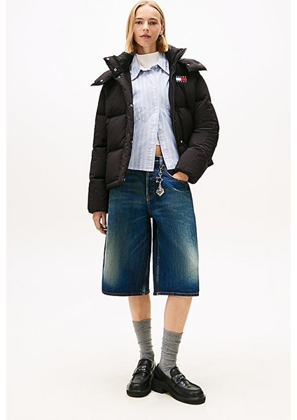 Kadın Alaska Grid Down Puffer Mont - Siyah fiyatları