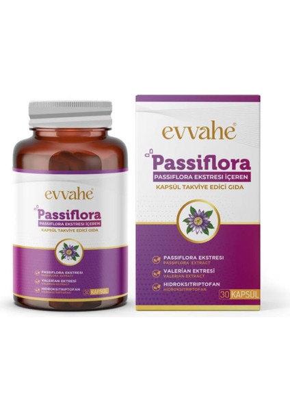 Passiflora Ekstresi Içeren Kapsül Takviye Edici Gıda