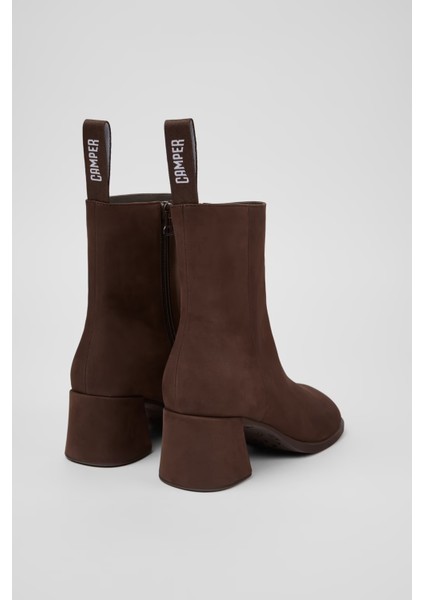 Kadın Kora Deri Bot - Koyu Kahverengi fiyatları