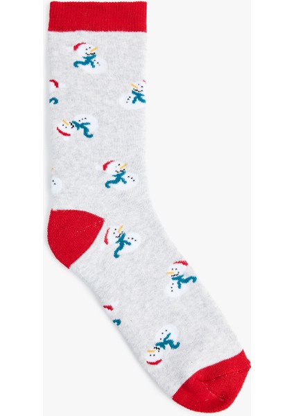 Yılbaşı Temalı Havlu Soket Çorap