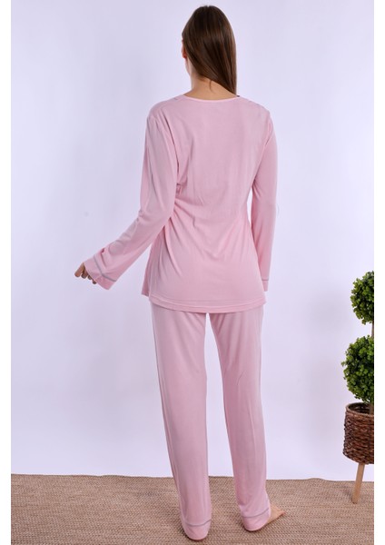 Pembe Hamile Lohusa Pijama Takımı modelleri