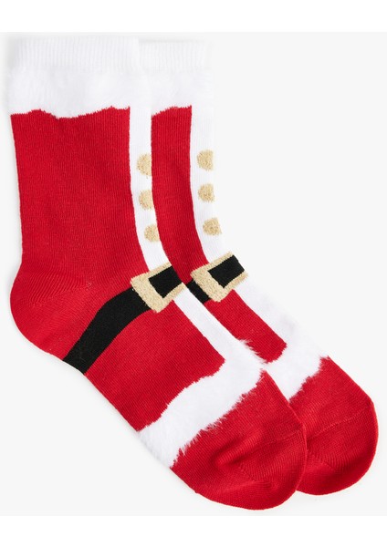 Noel Baba Detaylı Pamuklu Havlu Çorap fiyatları