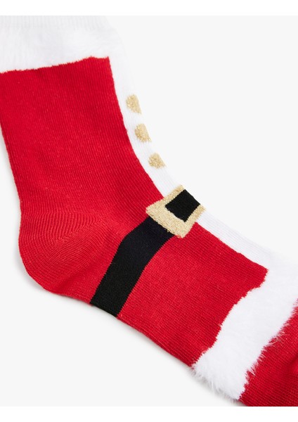 Noel Baba Detaylı Pamuklu Havlu Çorap modelleri