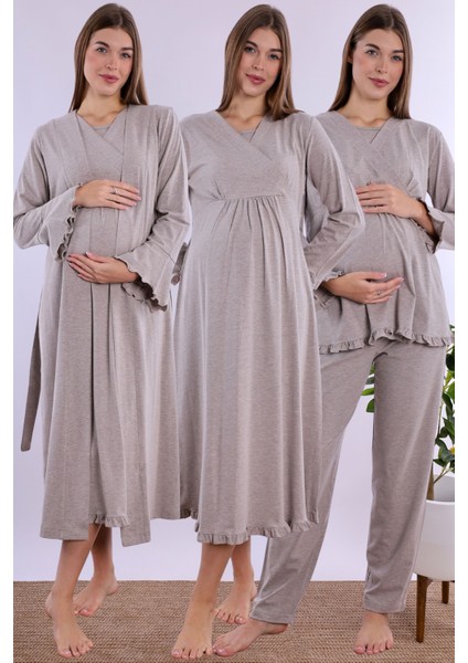 Bej Hamile Lohusa Set