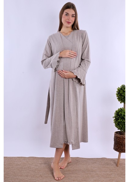 Bej Hamile Lohusa Set