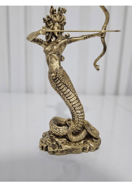 Ok Atan Medusa Heykel Biblo Hediyelik Ev Ofis Dekorasyon (22 cm) fırsatları