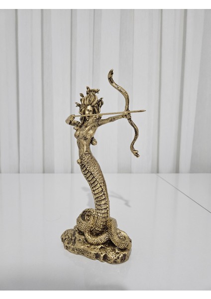 Ok Atan Medusa Heykel Biblo Hediyelik Ev Ofis Dekorasyon (22 cm) indirimleri