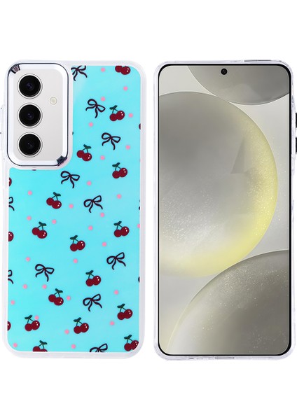 Galaxy S24 Fe Kılıf Airbag Tasarımlı Mrsa Hadra Kapak - Kiraz