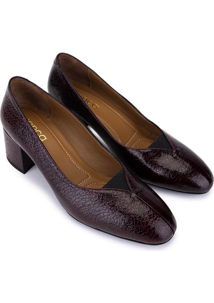 Kadın Hakiki Deri Bordo Klasik Ayakkabı 1135 06101 Bn Ayk SK25-26 Bordo fiyatları