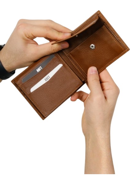 Hakiki Deri Bozuk Paralı Erkek Cüzdan | Bond 7110 modelleri