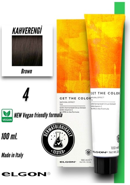 Get The Color 4 Profesyonel Saç Boyası (100 Ml.) (Oksidansız)