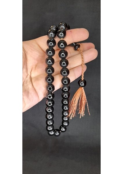 Çubuk Kehribar Tesbih Koyu Yeşil Küre Kesim T-421 fırsatları