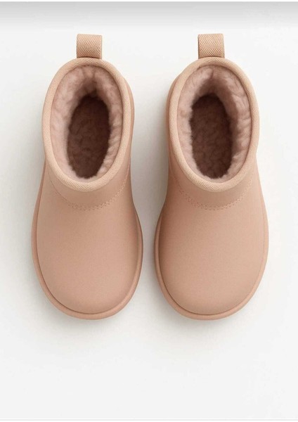 Hsm Su Geçirmez Içi Yoğun Kürklü Kısa Bot