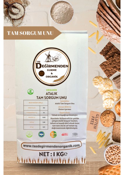 Tam Sorgum Unu (Gluten İçermez) - 1 Kilo fiyatları