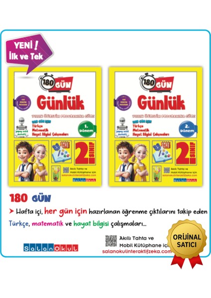 Resmi ve Orijinal Satıcı 2. Sınıf 180 Gün Set