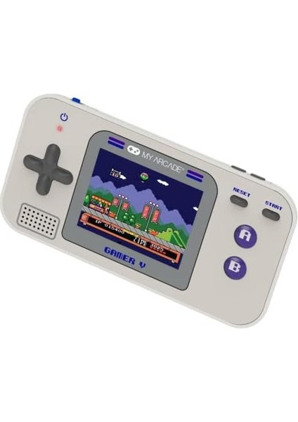 Arcade Gamer V Retro Konsol 220 Oyun Gri-Mor modelleri