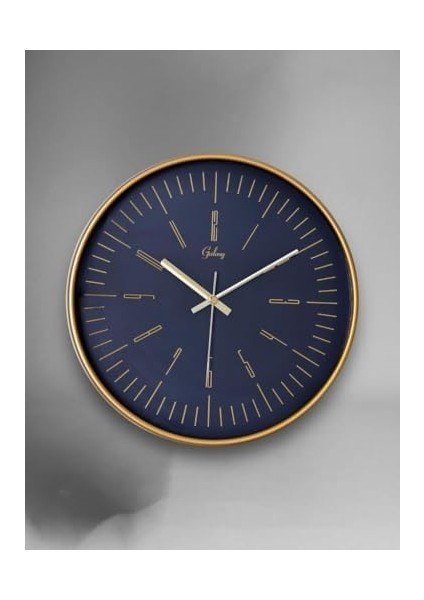 218-A-10 Serisi Eskitme Metal Görünümlü Sessiz Akar Modern Duvar Saati 30 cm fiyatları