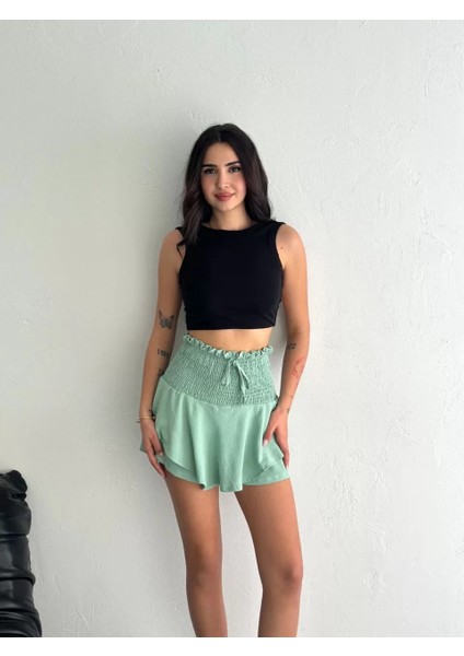 Ayrobin Şortlu Etek - Su Yeşili fiyatları