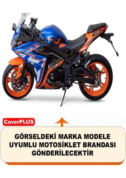 Falcon FR-250 Branda Motosiket Brandası (Gri Renk) Motor Örtüsü Çadır Su Geçirmez Motosiklet Kılıfı Motor Brandası fiyatları