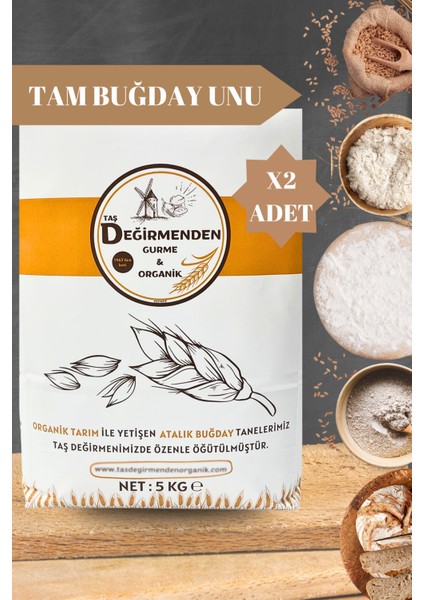 Atalık Tam Buğday Unu - 10 Kilo