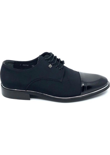 Bağcıklı Siyah Rugan Saten Erkek Klasik Ayakkabı 8026 430 505 fiyatları