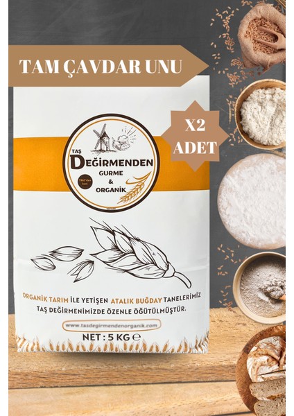 Atalık Tam Çavdar Unu - 10 Kilo fırsatları