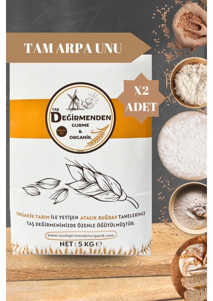 Atalık Tam Arpa Unu - 10 Kilo