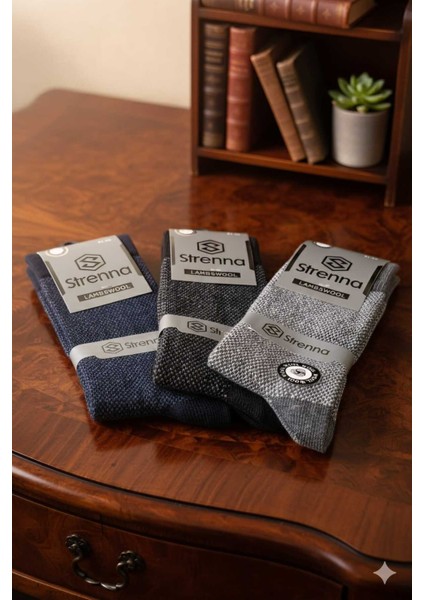 Erkek Yün Çorap 3ADET (Lambswool ) fiyatları