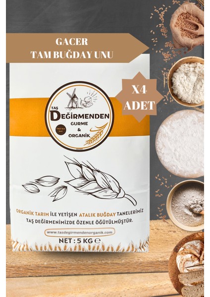 Atalık Gacer Tam Buğday Unu - 20 Kilo fırsatları