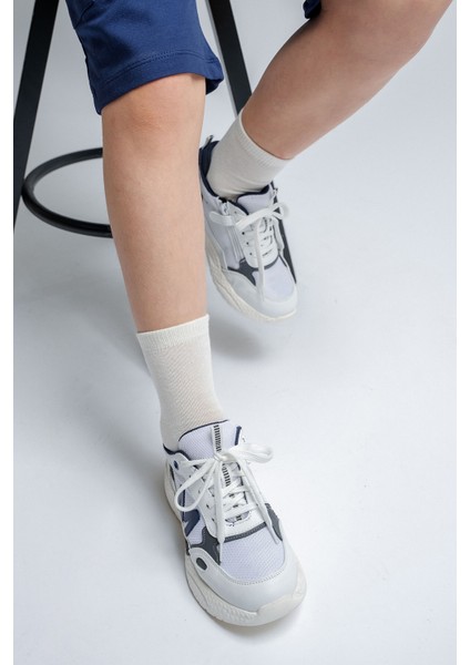 Erkek Çocuk Beyaz Günlük Spor Ayakkabı