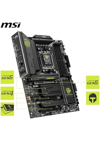 Msı Mag X870 Tomahawk Wıfı Am5 Ddr5 8400MHZ(OC) Usb4 4x M.2 HDMI 5g Lan Wıfı 7 Rgb Atx modelleri