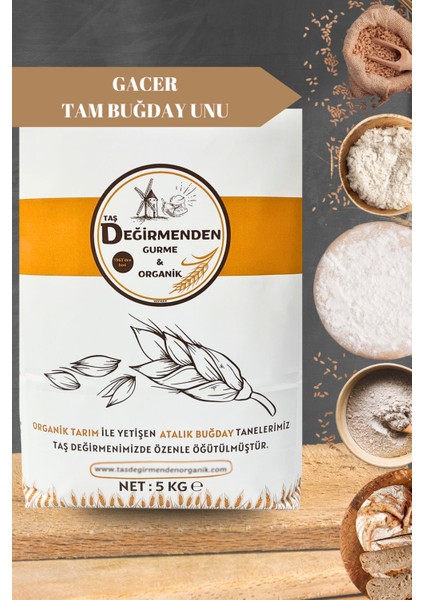 Atalık Gacer Tam Buğday Unu - 5 Kilo
