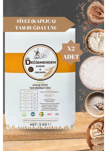 Atalık Siyez Tam Buğday Unu - 10 Kilo fiyatları