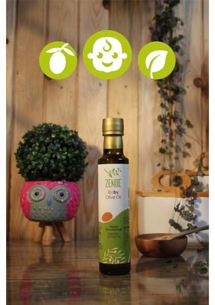 Baby - Bebek Zeytinyağı 250 ml | Soğuk Sıkım Natürel Sızma zeytinyağı | %100 Doğal Zeytinyağı