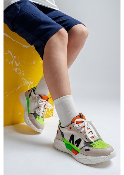 Erkek Çocuk Gri Günlük Spor Ayakkabı