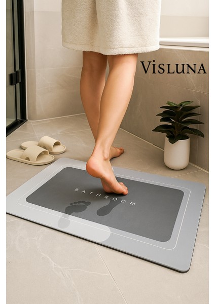 (1 Adet ) Banyo Paspası Kaymaz Tabanlı Abdest Paspası 40*60 cm