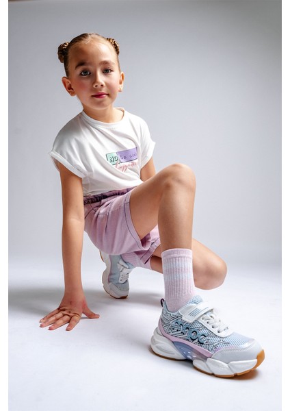 Kız Çocuk Beyaz Günlük Spor Ayakkabı
