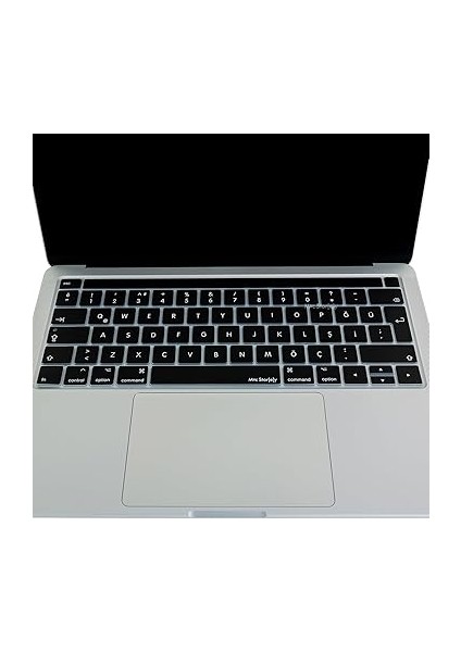 Macbook Pro Klavye Koruyucu (Türkçe Q) Touchbar'lı A1706 A1989 A2159 A1707 A1990 ile Uyumlu Siyah modelleri