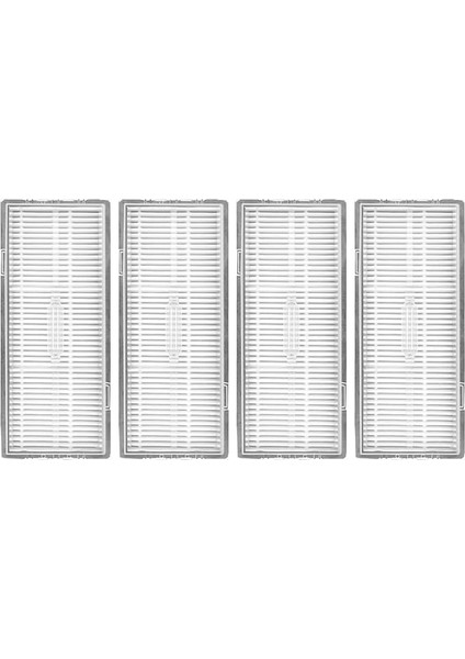 Aksesuarı, Roborock S8/s8+/s8 Pro Ultra/s7/s7 Maxv/s7 Maxv Ultra/s7 Max Ultra/s7 Pro Ultra Için, Yıkanabilir Hepa Filtre, 4 Adet, G20 Süpürme Robotu Için, 4'lü Paket
