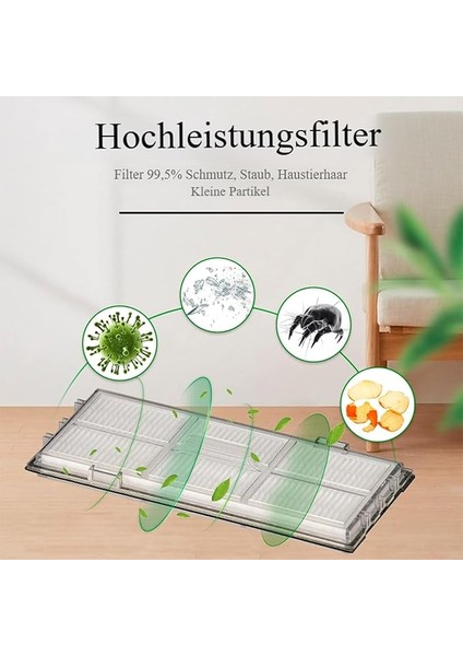 Aksesuarı, Roborock S8/s8+/s8 Pro Ultra/s7/s7 Maxv/s7 Maxv Ultra/s7 Max Ultra/s7 Pro Ultra Için, Yıkanabilir Hepa Filtre, 4 Adet, G20 Süpürme Robotu Için, 4'lü Paket modelleri