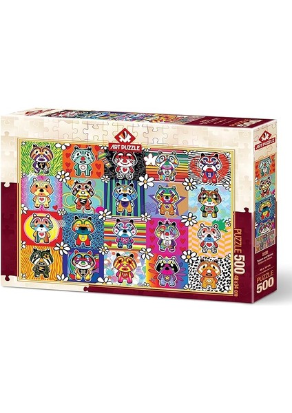 Puzzle Tantan ve Momo 500 Parça Puzzle